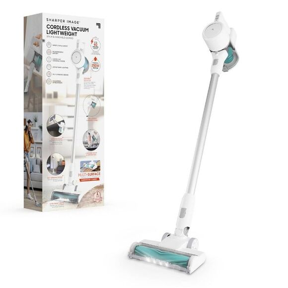 Sharper Image Other - Sharper Image - Cordless Vacuum Lightweight Stick an White